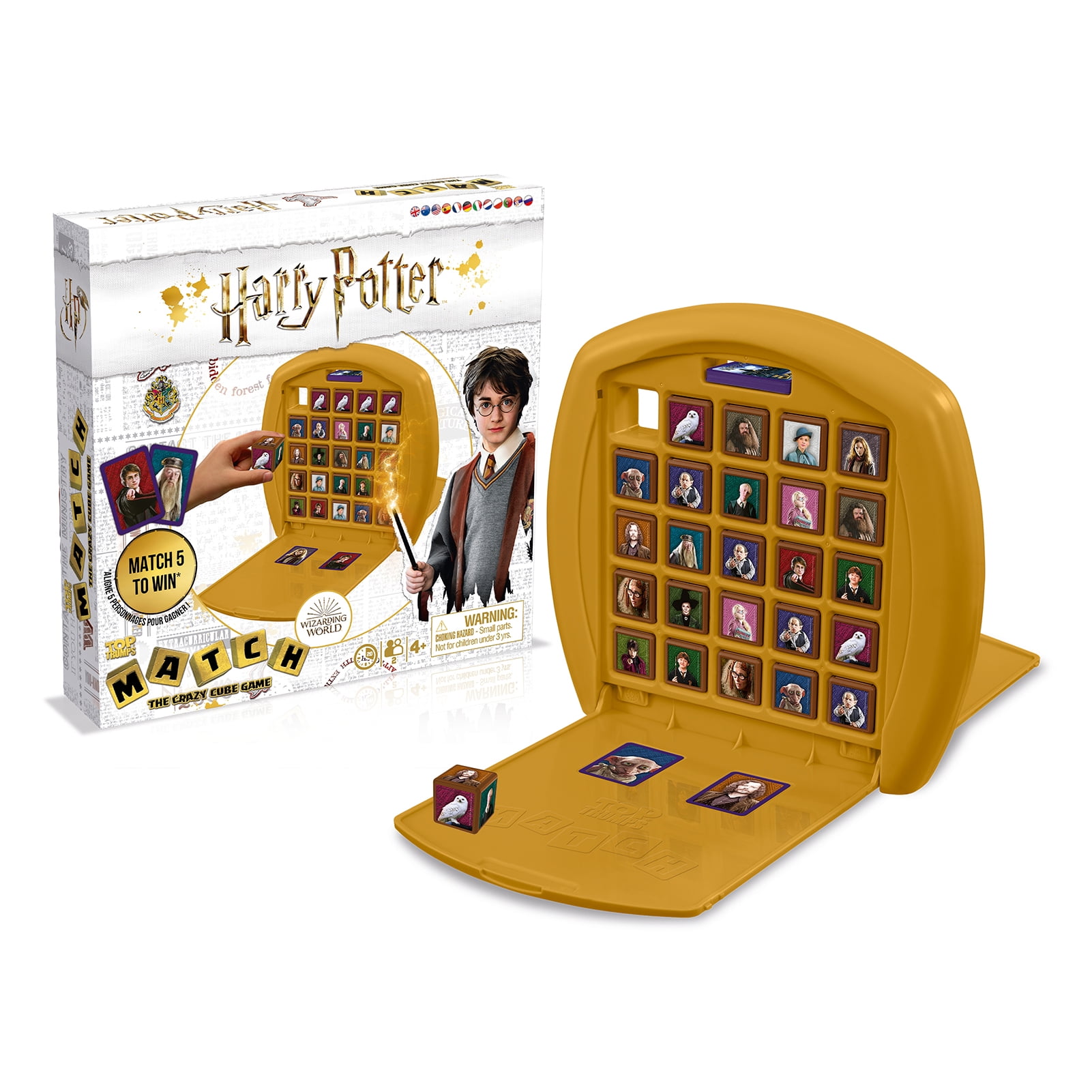 Harry Potter ~Top Trumps MATCH Crazy Cube Game ~Ages 4+ ~2 Players