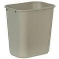 thumbnail image 2 of Rubbermaid Commercial Plastic 7-Gallon Trash Can, Beige, 2 of 5