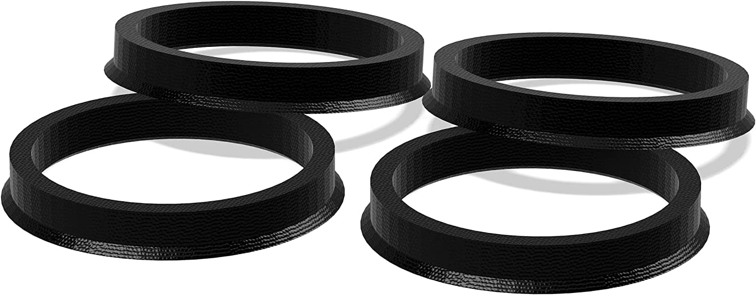 66.10mm Polycarbonate Hub Rings 73.00mm set of 4 Made in Canada. 