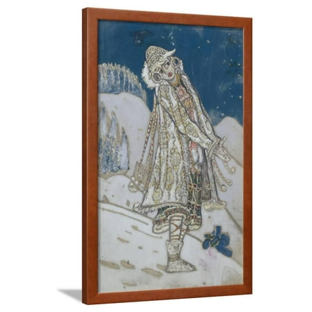 Costume Design for the Theatre Play Snow Maiden by A. Ostrovsky, 1912 Framed Print Wall Art By Nicholas Roerich