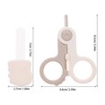thumbnail image 3 of 1 juego de herramientas para cortar uñas de recién nacidos, tijeras de seguridad para uñas de bebés, tijeras de seguridad para uñas de niños pequeños, 3 of 7