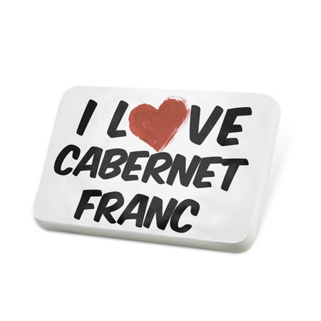 Porcelein Pin I Love Cabernet Franc Wine Lapel Badge –