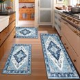thumbnail image 2 of Kitchen Rugs Sets of 3 Non Slip Washable Kitchen Mats for Floor, Waterproof Kitchen Runner Rug, Floor Mat Carpet for Entryway, Laundry, Sink, Hallway, Bathroom, 2 of 12