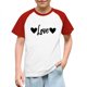 thumbnail image 1 of Blusas y camisas de manga corta con cuello redondo para niños y niñas, blusa de manga corta con estampado de cuello redondo, 1 of 7