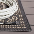 thumbnail image 5 of SAFAVIEH Courtyard Henrietta Medallion Indoor/Outdoor Area Rug, Anthracite/Beige, 8' x 11', 5 of 12