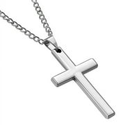 My Daily Styles - Cross Necklace  Catholic Cross Chain  Unisex Stainless Steel Pendant 24 Chain