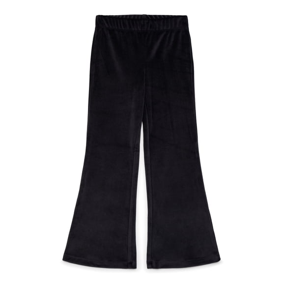 Wonder Nation Girls Velour Flare Pants, Sizes 4-18 & Plus