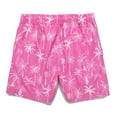 thumbnail image 2 of Gpaecead Men's Printed Beach Pants: Casual Sports Shorts with Pocket and Drawstring 2XL Hot Pink, 2 of 5