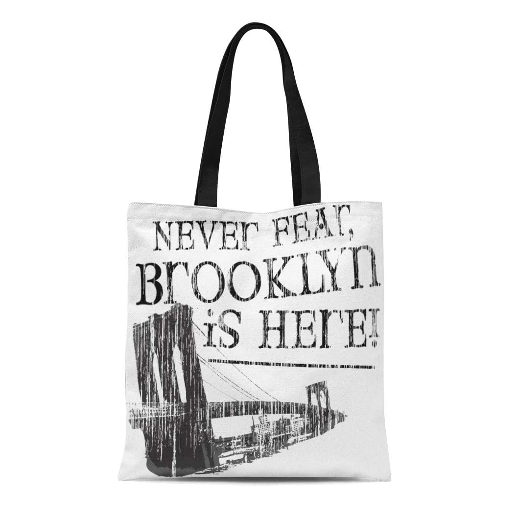 Hatiart Canvas Tote Bag Newsies Neva Feah Brooklyn Is Heah Jack Kelly Reusable Handbag Shoulder Grocery Shopping Bags