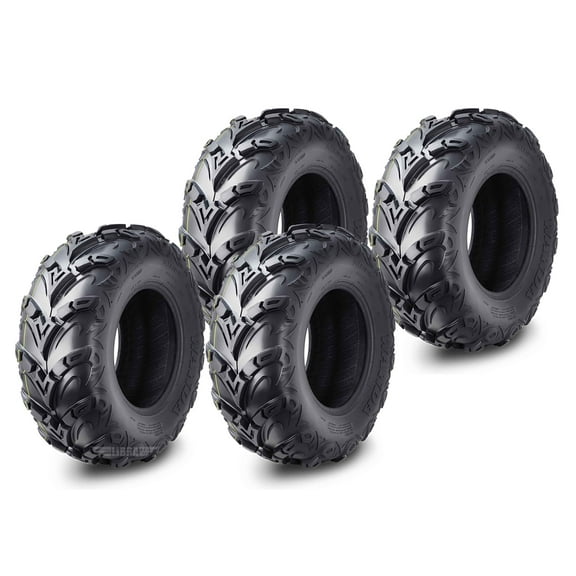 WANDA Mud Sling 8 Ply ATV Tires 24x9-11 Front & Rear fit 86-89 Honda TRX350 4x4