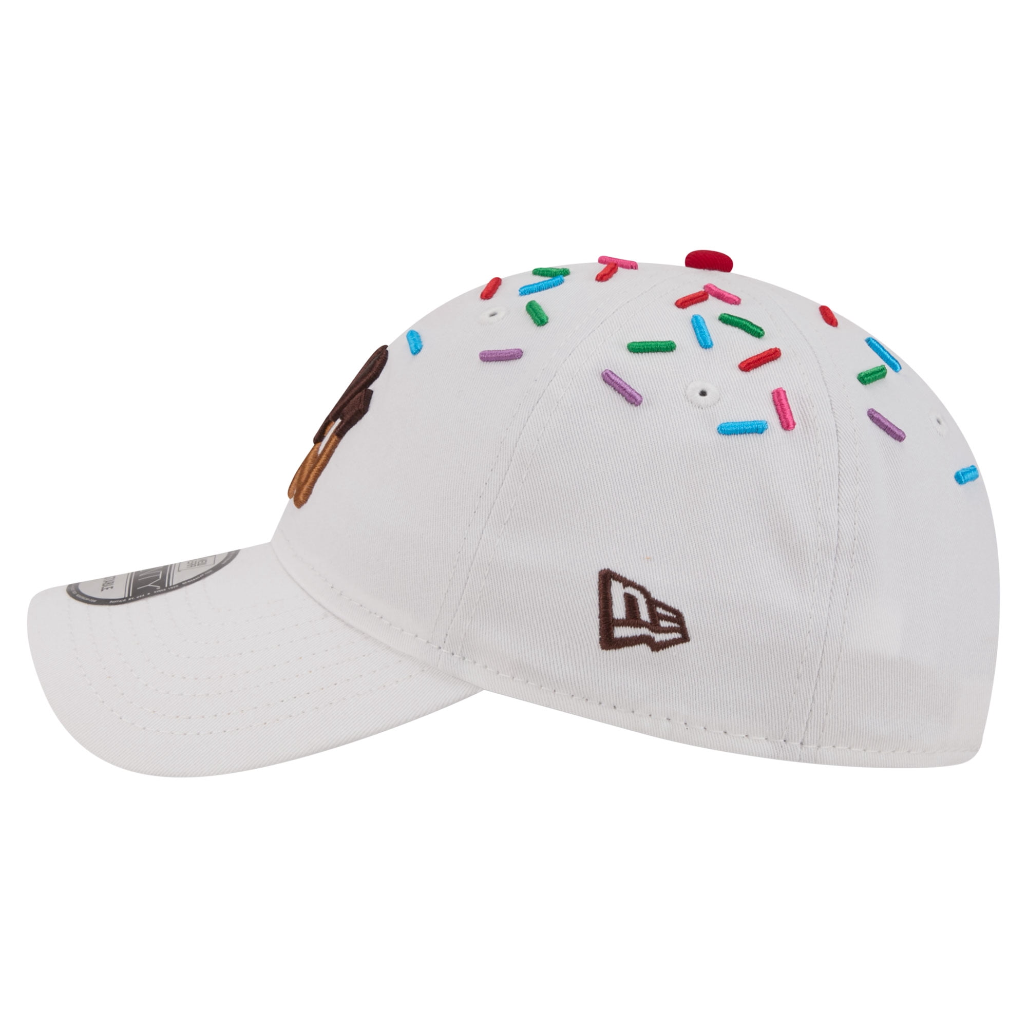 Unisex New Era  White New York Yankees Sprinkle 9TWENTY Adjustable Hat