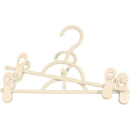 Mainstays Soft Touch Skirt / Slacks Hangers, 2pk, White