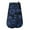 Deep Blue Flower, variant on 35" x7" Double Oven Mitt Heat Resistant Oven Gloves Withstands Up to 200°C for Kitchen Baking & BBQ Squares and Ginkgo Leaves Pattern