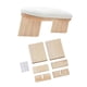thumbnail image 1 of Cojín suave para reposamanos, soporte de cojín acrílico para uñas, herramienta para accesorios de decoración de uñas, Blanco, 1 of 9
