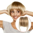 thumbnail image 3 of Blekii 100% Human Hair Lady Bangs - Clip-In Extensions, Suitable for All-Year Use, 3 of 5