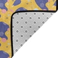 thumbnail image 4 of Abstract Geometric Elements Yellow Rugs Doormat, Non-Slip Machine Washable Carpets Floor Door Mat , 36" x 24", 4 of 7
