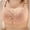 Beige, variant on Type Thin Mould Cup Middle and Old People Comfortable Underwear Four Of Buttons Women's Bra Women Bras