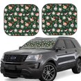 thumbnail image 2 of Daiia Festive Forest Friends 2PCS Car Windshield Sun Shade, Foldable Sun Shield for Car Front Window, Auto Sun Blocker Visor Protector Universal for Truck SUV Pickup-Small, 2 of 7