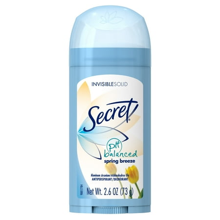 Secret Spring Breeze Invisible Solid Antiperspirant and Deodorant 2.6 oz
