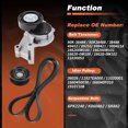 thumbnail image 3 of Kit de tensor de correa serpentina con polea tensora para Toyota Tundra 4Runner, conjunto de tensor de correa de transmisión para Lexus LX470 GX470 LS430 No.38488 49452, 3 of 7
