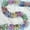 Colorful, variant on 20FT Christmas Tinsel Garland Lime Green Iridescent Metallic Foil Streamer Shiny Xmas Tree Wreath Mantle Fireplace Holiday Party Decorations