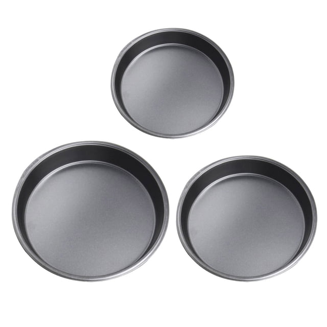 3 unids Bakeware Pizza bandeja redonda antiadherente pizza pastel hornear herramientas para hornear