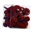 thumbnail image 2 of 28 bolas navideñas decorativas con agujero para colgar para aniversario Café, 2 of 9