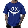thumbnail image 2 of Men's Graphic Tees Printed Casual Summer Tee Tops Short Sleeve T-Shirts Fashion Tees, 2 of 7