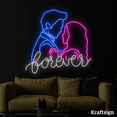 thumbnail image 3 of Craftnamesign Forever Neon Sign, Couple Room Decor, Wedding Party Decor, 3 of 4