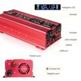 Yinleader Power Inverter 1000W Inverter DC 12V to AC 110V 120V Inverter with LCD Display, 4 AC Sockets