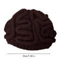 thumbnail image 2 of Gorro tejido Funny Brain - Gorro de invierno con diseño cerebral único, tamaño unisex adulto 22-23,6 pulgadas de circunferencia de cabeza, peso 140g para actividades al aire libre, 2 of 2