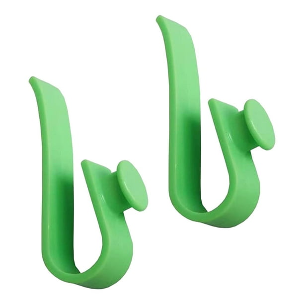 2 piezas Insertar Portavasos Conector Gancho de llave para bolsa Copa Bolsa de playa Máscaras Clip de llave para monedero para bolsos Billeteras de Verde Salvador Gancho para bolsas de playa