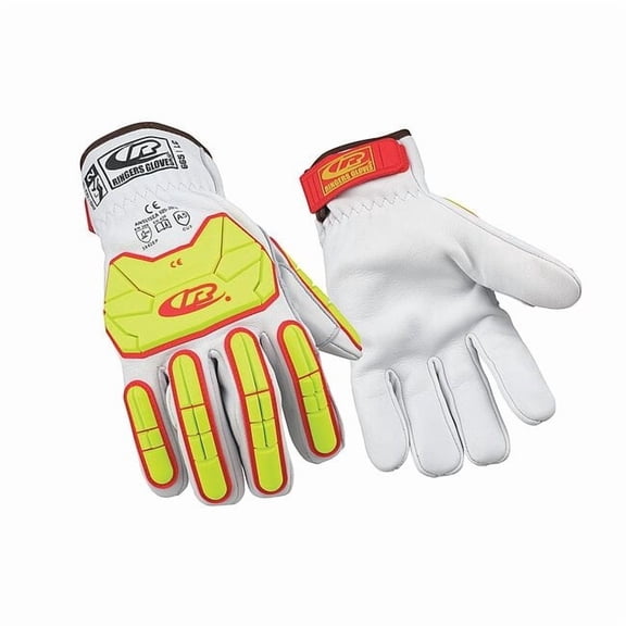Ringers Gloves Leather Impact Gloves, Cut Level A5 ,Uncoated ,M 1 PR 665-09