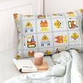 thumbnail image 4 of Salouo Construction Equipments Worker Pattern Pillow Cases,1PC Pillow Covers with Envelope Closure Decorative Pillow Case for Bed Couch,Pillows Not Included-16"x24", 4 of 6