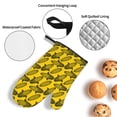 thumbnail image 3 of Pofeuu yellow Corn Print Oven Mitts and Pot Holders 4 pcs Set,High Heat Resistant 500 Degree Extra Thicken Long Kitchen Cotton Oven Glove for Cooking, 3 of 6