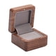 thumbnail image 1 of Caja de madera para anillos, hecha a mano, para guardar anillos, regalo de madera Ranura única, 1 of 9