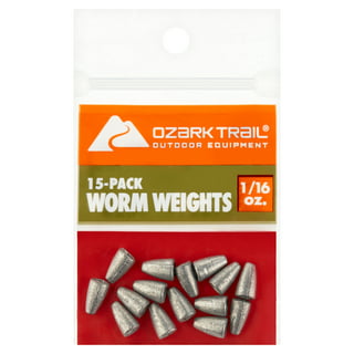 Harmony Fishing - Tungsten Worm Weights & Weight Pegs Select Size/Qty for  bass fishing 1/16 oz 8 Pack