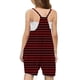 thumbnail image 3 of Odeerbi 5-14 Años Niñas Traje de Verano Lindo Rayado Camisola Romper Casual Transpirable Cómodo Combinados Pantalones Cortos Con Bolsillos, 3 of 6