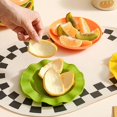 thumbnail image 5 of 7-Piece Stackable Burger Plate Set, Novelty Stackable Burger Dinnerware Set, Hamburger Shape Individua Small Appetizer Plates for for Hot Pot Sushi Snacks Party Tableware (Burger), 5 of 8