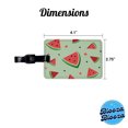thumbnail image 3 of Watermelon Scattered Fruit Faux Leather Travel Luggage Tag, 3 of 7
