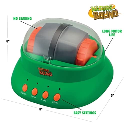 Nature Bound Starter Rock Tumbler Kit para niños: incluye piedras preciosas ásperas, areni Nature Bound Nature Bound