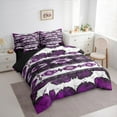 thumbnail image 3 of Castle Fairy Boho Hippie Aztec Bedding Comforter Set,Abstract Cow Print King Bedding Sets, 3 of 8