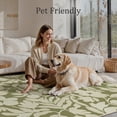 thumbnail image 4 of KUETH 2.5x10 Vintage Floral Runner Rugs Machine Washable Rugs for Living Room, Non Slip Flat Pile Rug with Rubber Backing, Boho Rug for Entryway Hallway Kitchen and Corridor, 4 of 12