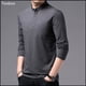 thumbnail image 4 of Taoboo, nueva camiseta de algodón a la moda para hombre, camisetas de manga larga para hombre, camisetas de color liso, camisetas casuales de negocios, ropa de cuello medio para hombre, 4 of 4