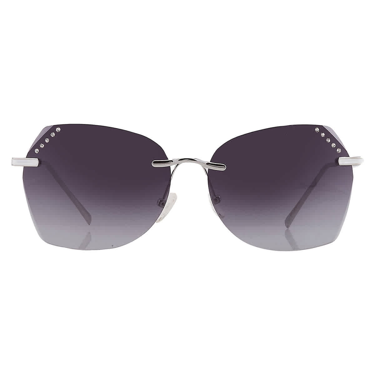 NWT Guess Factory GF00061-06X 61mm GUESS Oval Mirrored Sunglasses for Women for sale | eBay main image 2