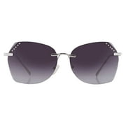 Guess Factory Smoke Gradient Butterfly Ladies Sunglasses GF0384 10B 61