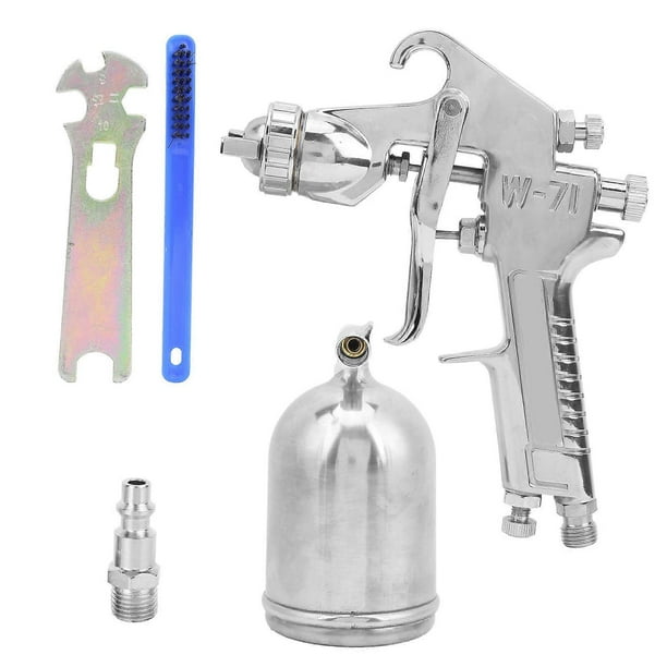 Spray Gun Set Upper Pot Gravity Feed Paint 1.8mm Fluid Tip Pneumatic Tools Hardware W‑71American Style