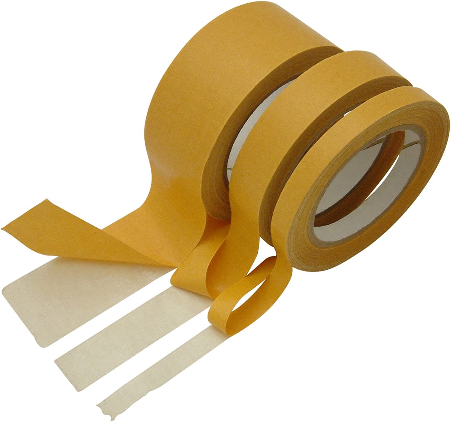 JVCC DCSCRIM3 DoubleSided Scrim Tape [Thin] 3/4 in. x 36 yds. (Clear)