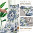 thumbnail image 5 of Yayeee 4 Pack Dining Chair Covers Stretch Parson Chairs Slipcovers Seat Protector, Green Floral, 5 of 6