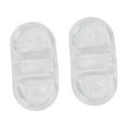 thumbnail image 1 of 2Pcs Gel Ice Pack Reusable Hot Cold Compress Discomfort Relief Ice Pack for Home Outdoor White, 1 of 6